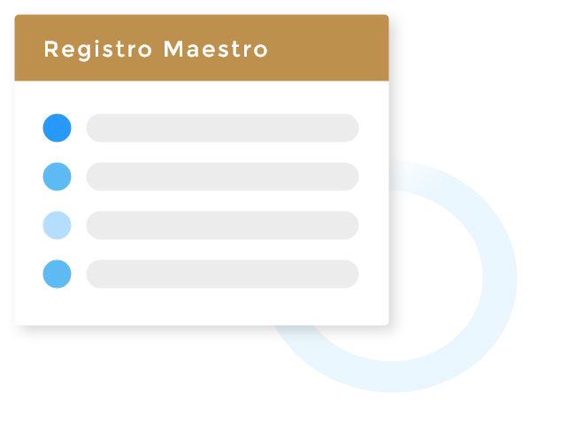 registro maestro manejo de tiempo